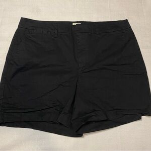 A new day black casual shorts